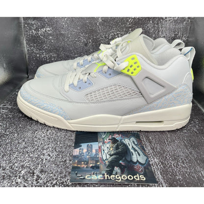 Nike Men's SIZE 11.5 Jordan Spizike Low Photo Blue Volt Sail Coconut IB4464-025
