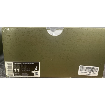Nike Air Jordan 4 Retro SE Craft Medium Olive Jordan 4 AJ4 Men FB9927-200 Size11