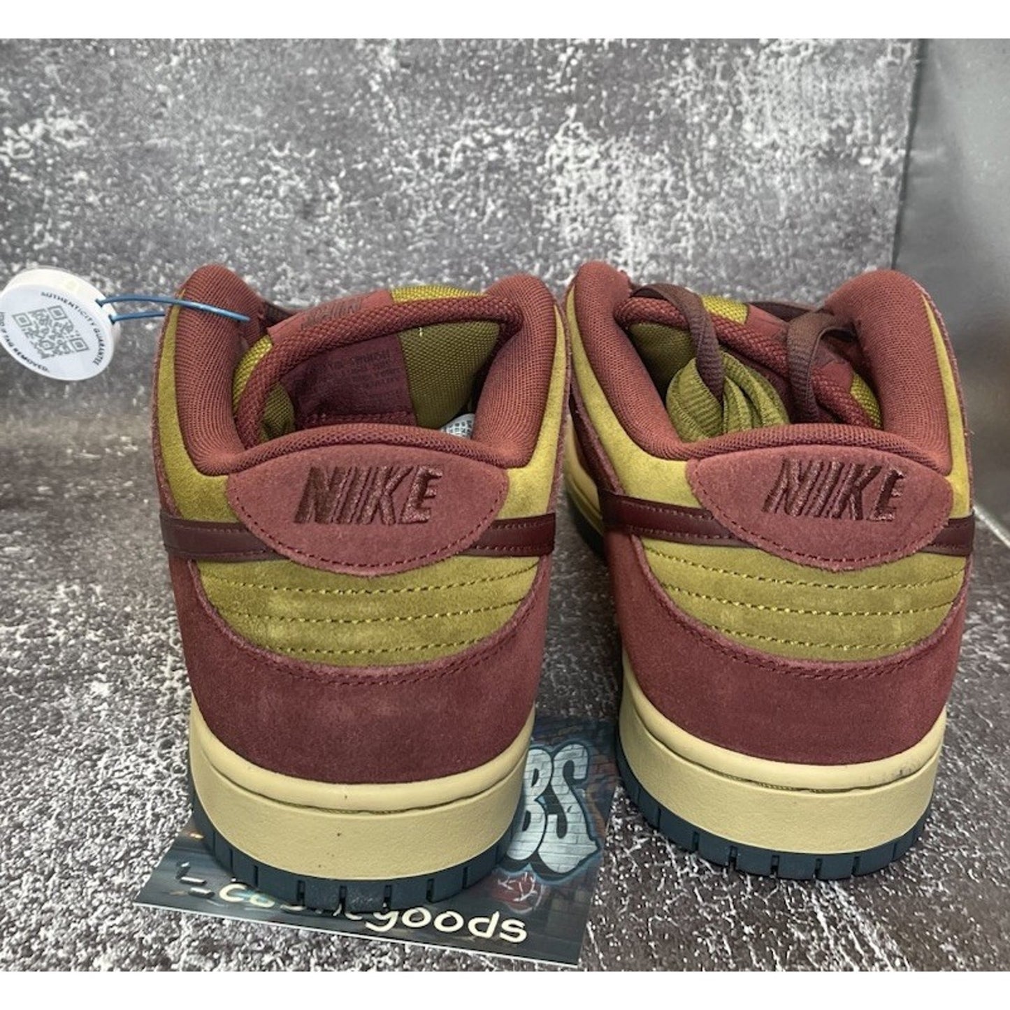 Nike SB Dunk Low Pro Dark Team Red Olive Men's Size11.5 -BRAND NEW$85