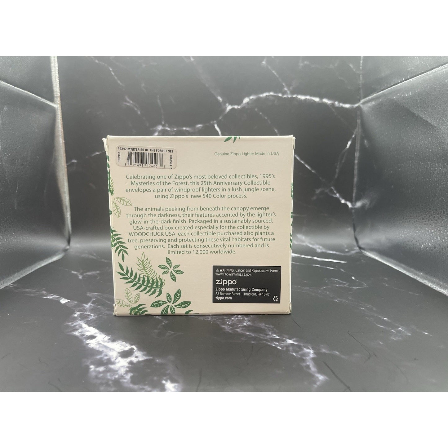 Zippo 25th Anniversary "Mysteries of the Forest" Limited Edition Set - Woodchuck