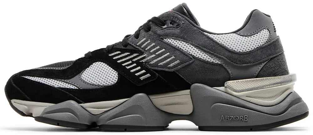 New Balance 9060 Black Grey - Outsole close up