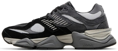 New Balance 9060 Black Grey - Outsole close up
