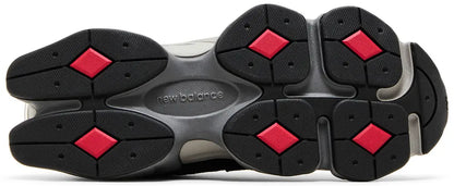 New Balance 9060 Black Grey - Heel pair view