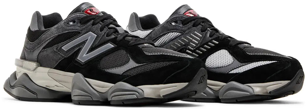 New Balance 9060 Black Grey - Top pair view