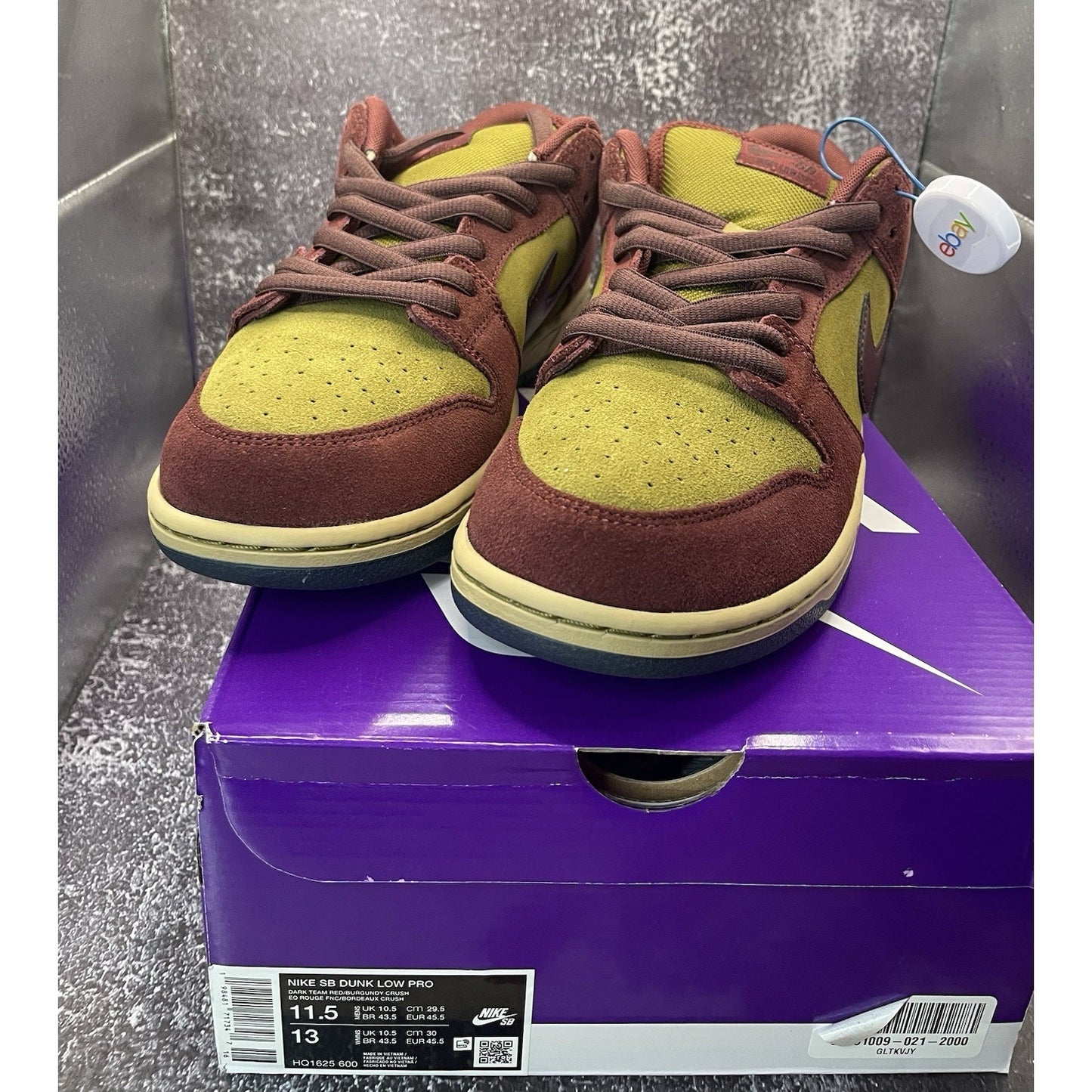 Nike SB Dunk Low Pro Dark Team Red Olive Men's Size11.5 -BRAND NEW$85
