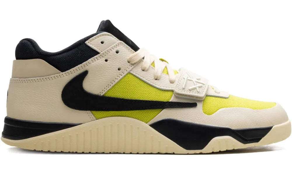 Jordan x Travis Scott Jumpman Jack TR "Muslin/Black/Bright Cactus" sneakers
