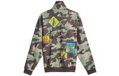 Men's adidas originals x JEREMY SCOTT Crossover Side Camouflage Sports Jacket Multi-Color