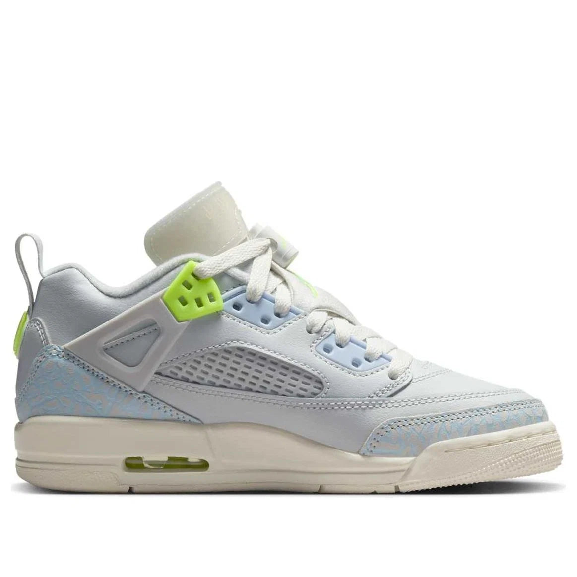 Jordan Spizike Low Glacier Blue - Opposite side view