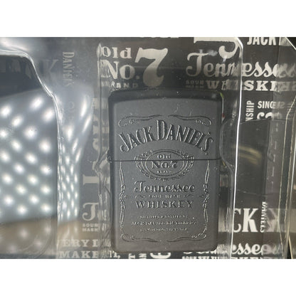 Genuine Zippo Lighter Jack Daniel’s Whiskey Flask Gift Set - Unfired NOS - Origi