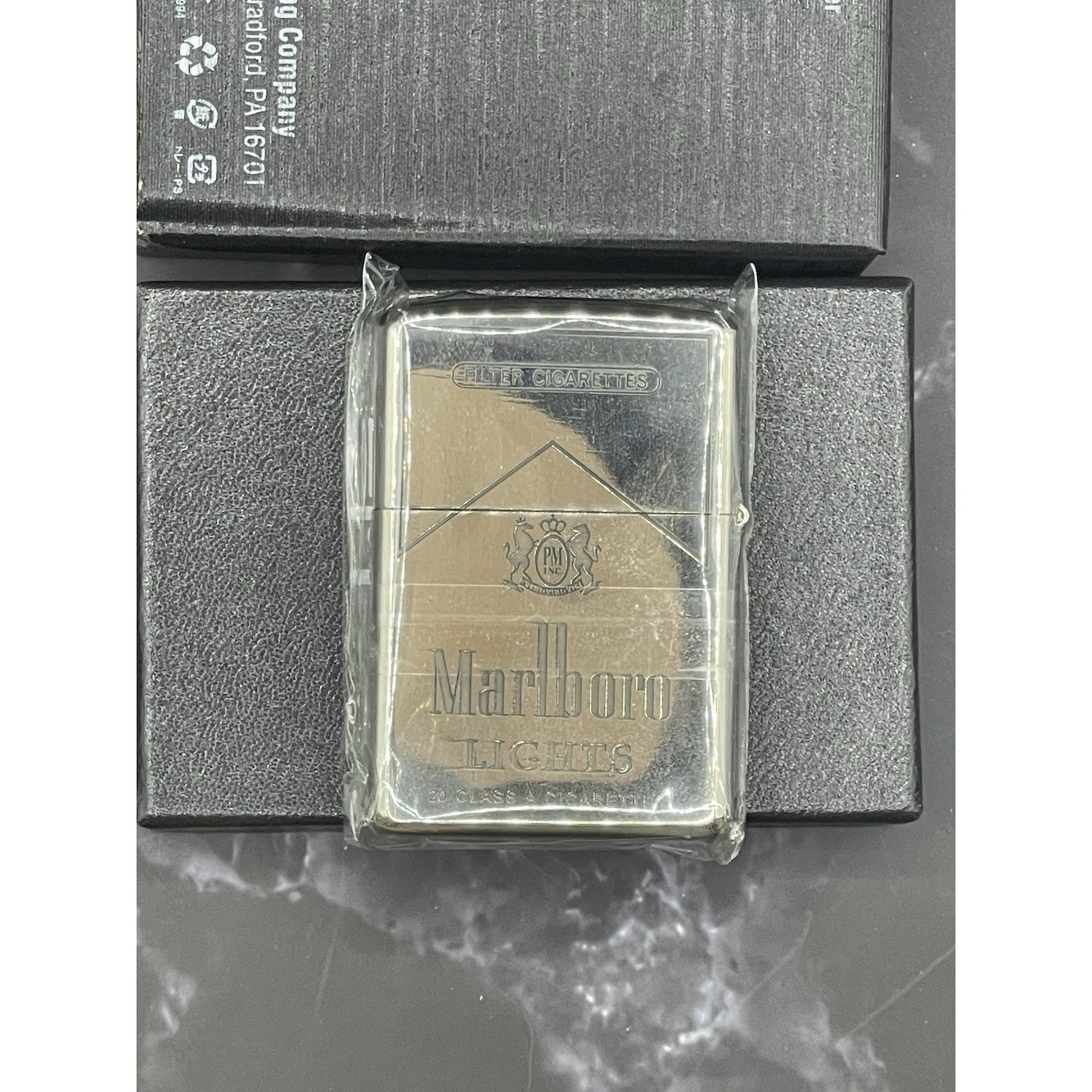 RARE 2022 Zippo Marlboro Lights Japan Limited Edition - New In Box Sealed - 50th
