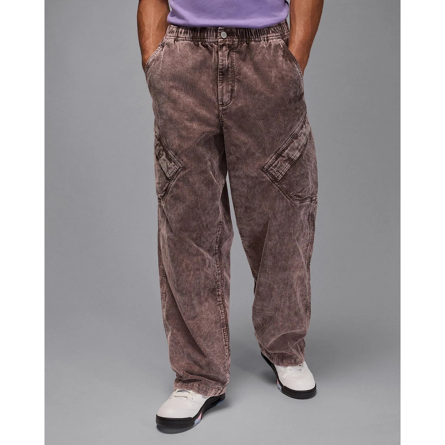 Nike Jordan Flight Chicago Corduroy Pant Baroque Brown Size 2XL