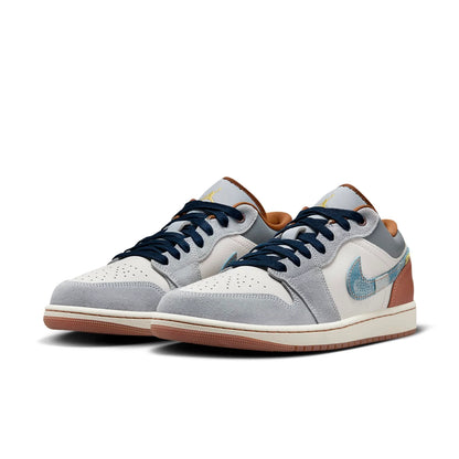 JordanAir Jordan 1 Low SE 'Phantom Repaired Denim Swoosh