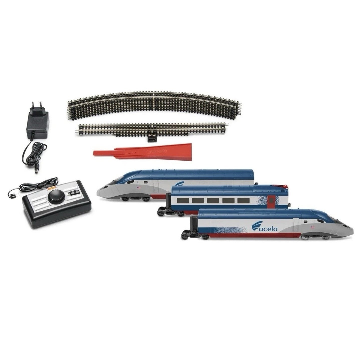 Hornby Amtrak Acela High Speed 1:87 HO Gauge Electric Model Train Set R1000T