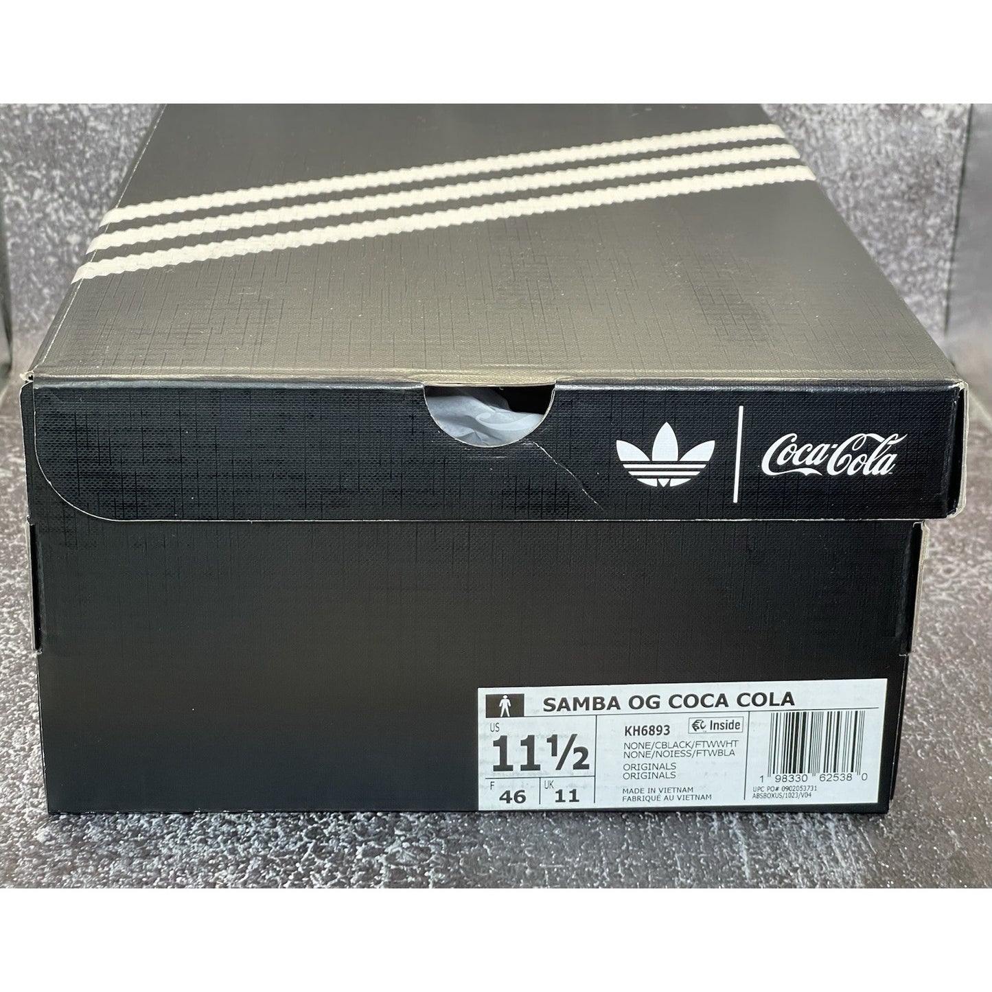 Adidas Samba OG Coca Cola Black White Men's Size 11.5 KH6893 Brand New Rare 11.5