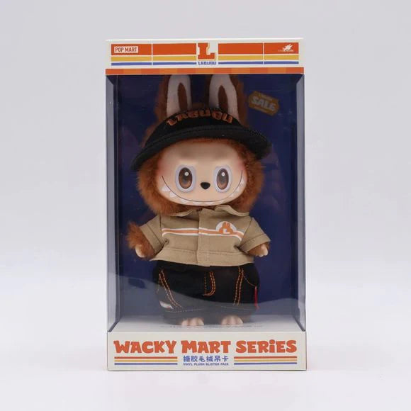 POP MART Labubu The Monsters Wacky Mart Vinyl Face Plush Clerk