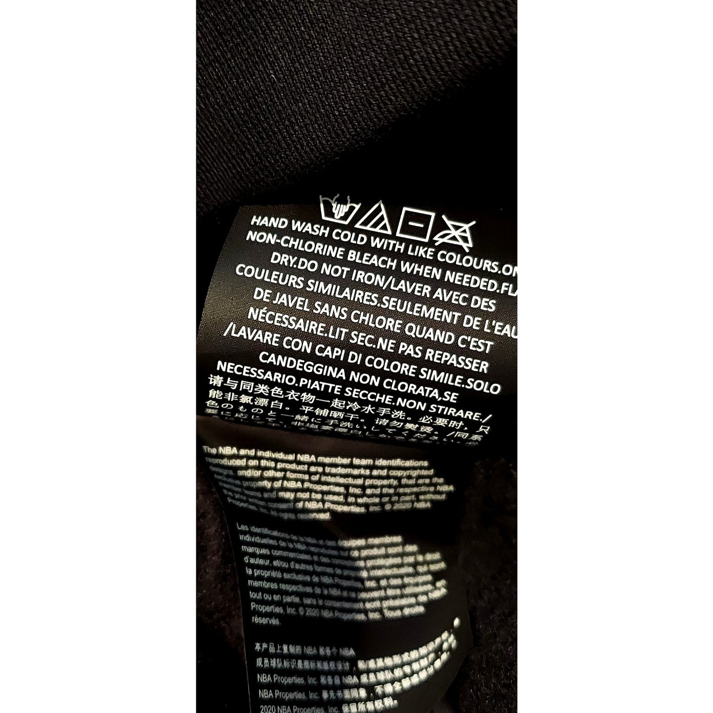 Logo Gear NBA X Fear of God Essentials Sports Fit Black Hoodie - Unisex - XL