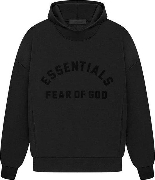 Essentials Fear Of God Jet Black Sweatshirt Hoodie