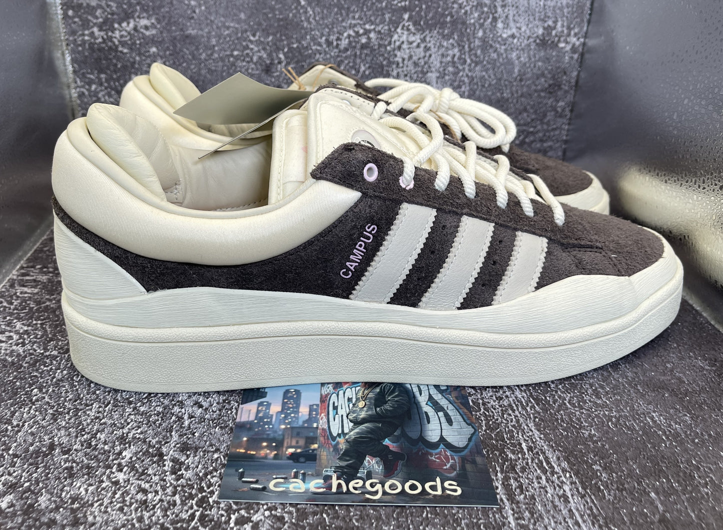 Bad Benny x Adidas Campus 00s Dark Brown Cream - Size 11.5M (No Box)
