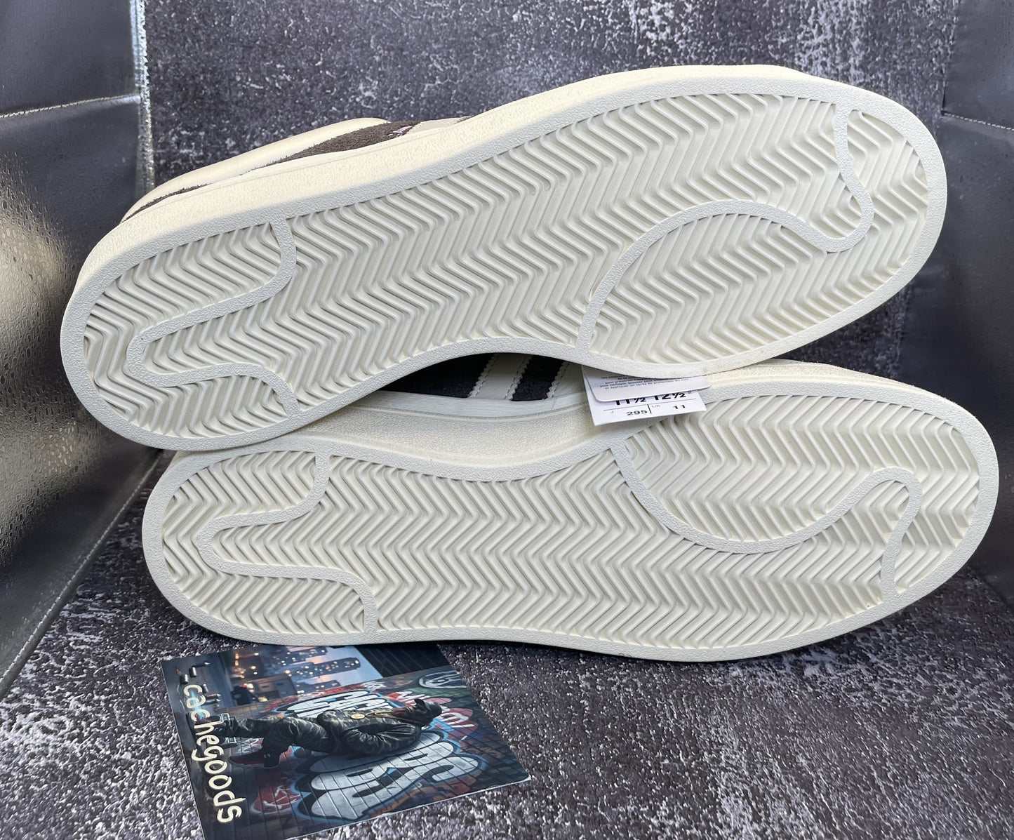 Bad Benny x Adidas Campus 00s Dark Brown Cream - Size 11.5M (No Box)
