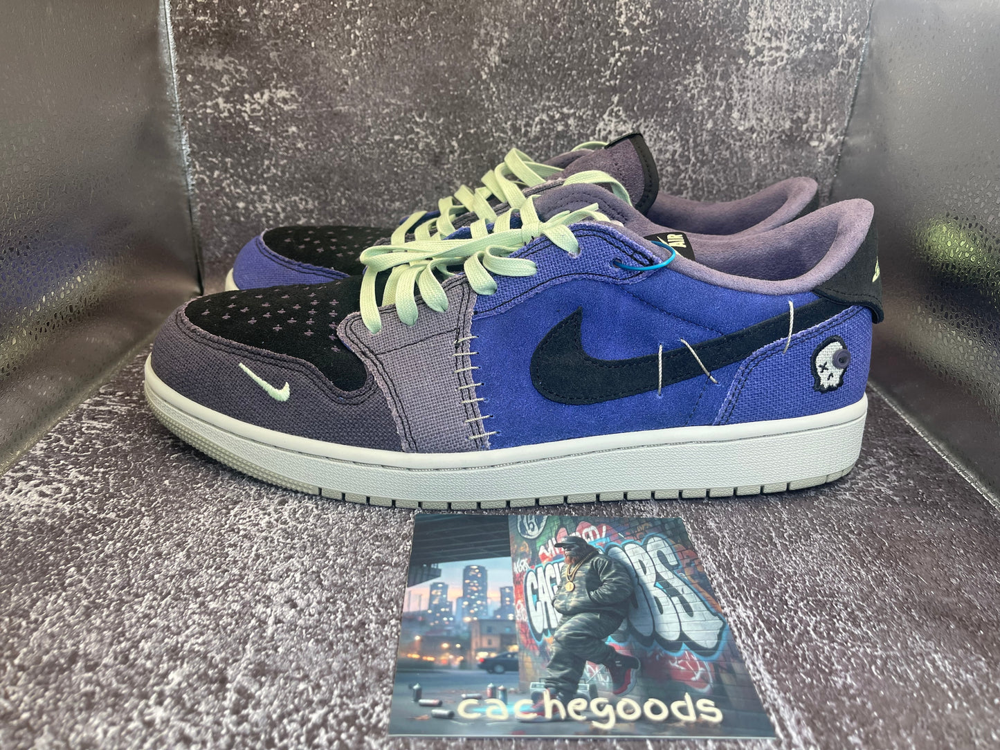Nike Air Jordan 1 Retro Low OG Zion Williamson Voodoo Alternate IH2309-500 - Size 12M (No Box)