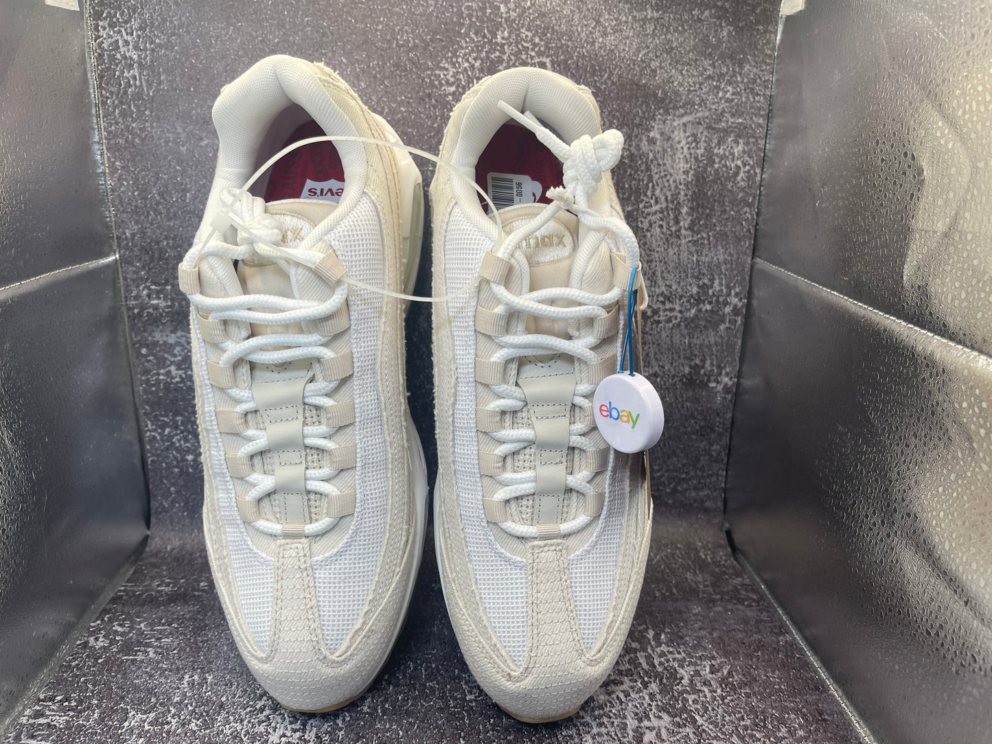 Nike Air Max 95 OG x Levi's Ecru Light Orewood Brown HM4743-100 - Size 11.5M (No Box)