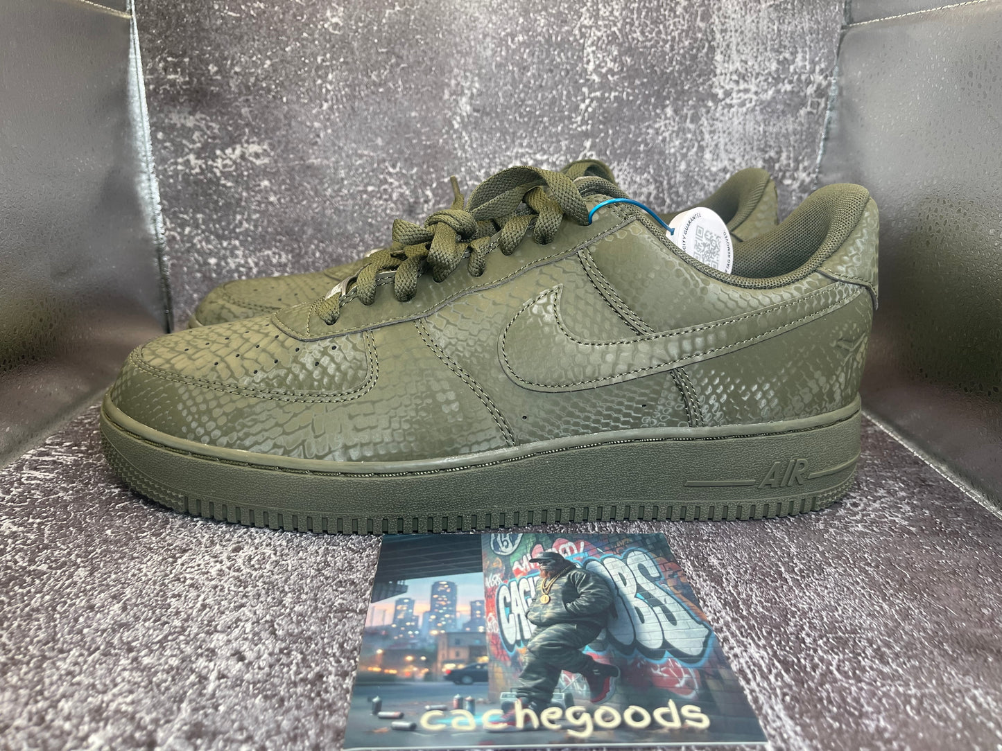 Nike Air Force 1 Low "Kobe" Cargo Khaki Green IB0018-301 - Size 11.5M