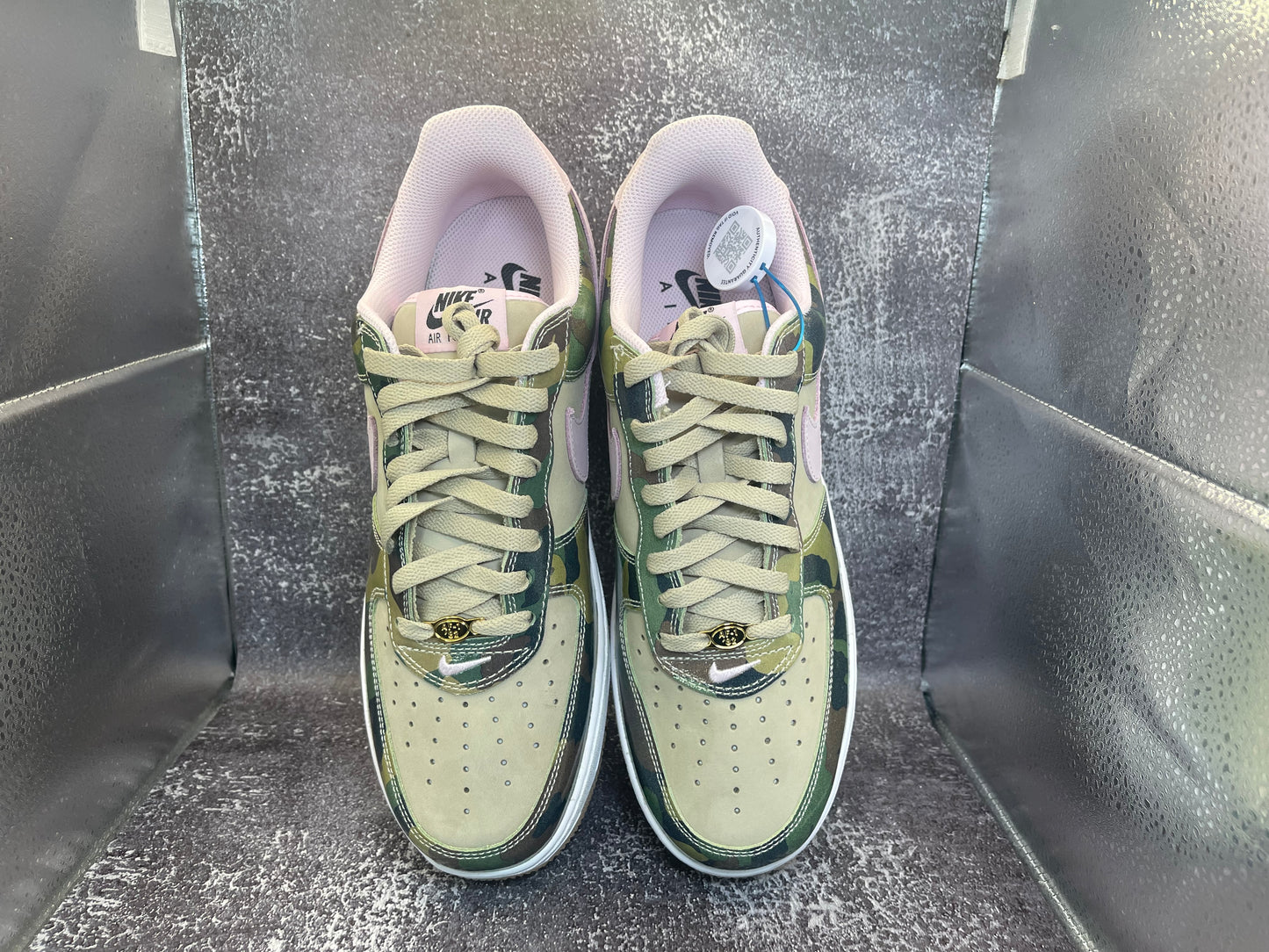 Nike Air Force 1 Low Camo Pink Swoosh CW7584-001 - Size 11M (New)