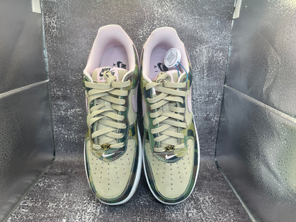 Nike Air Force 1 Low Camo Pink Swoosh CW7584-001 - Size 11M (New)