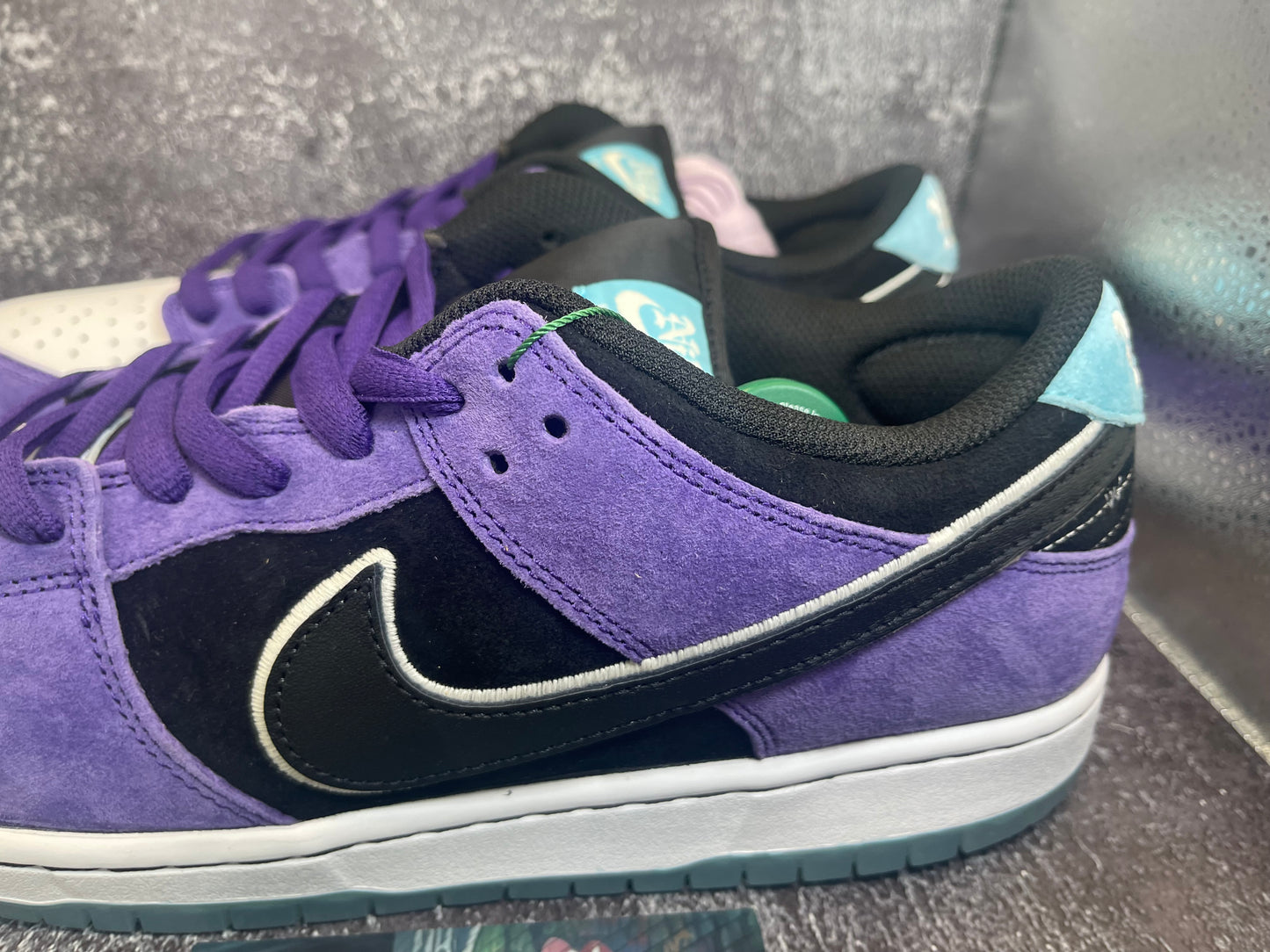 Hayley Wilson x Nike SB Dunk Low Pro Black / Purple HJ0513-500 - Size 11.5M