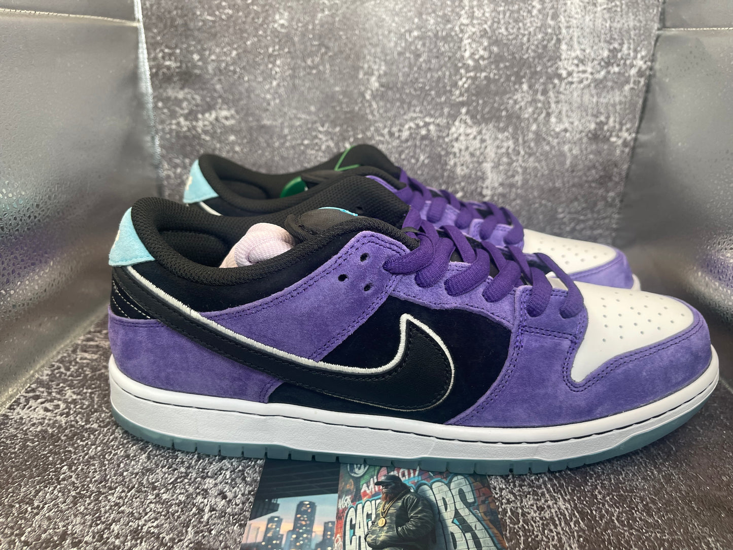 Hayley Wilson x Nike SB Dunk Low Pro Black / Purple HJ0513-500 - Size 11.5M