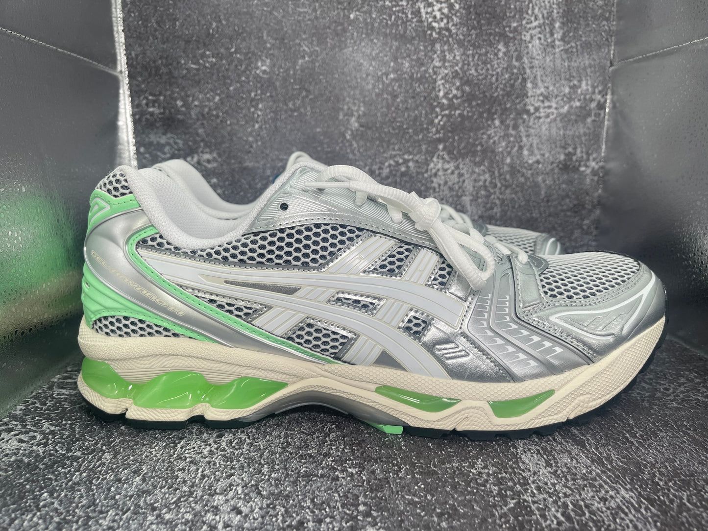 ASICS Gel-Kayano 14 'Silver/Lime' Men's Sneakers