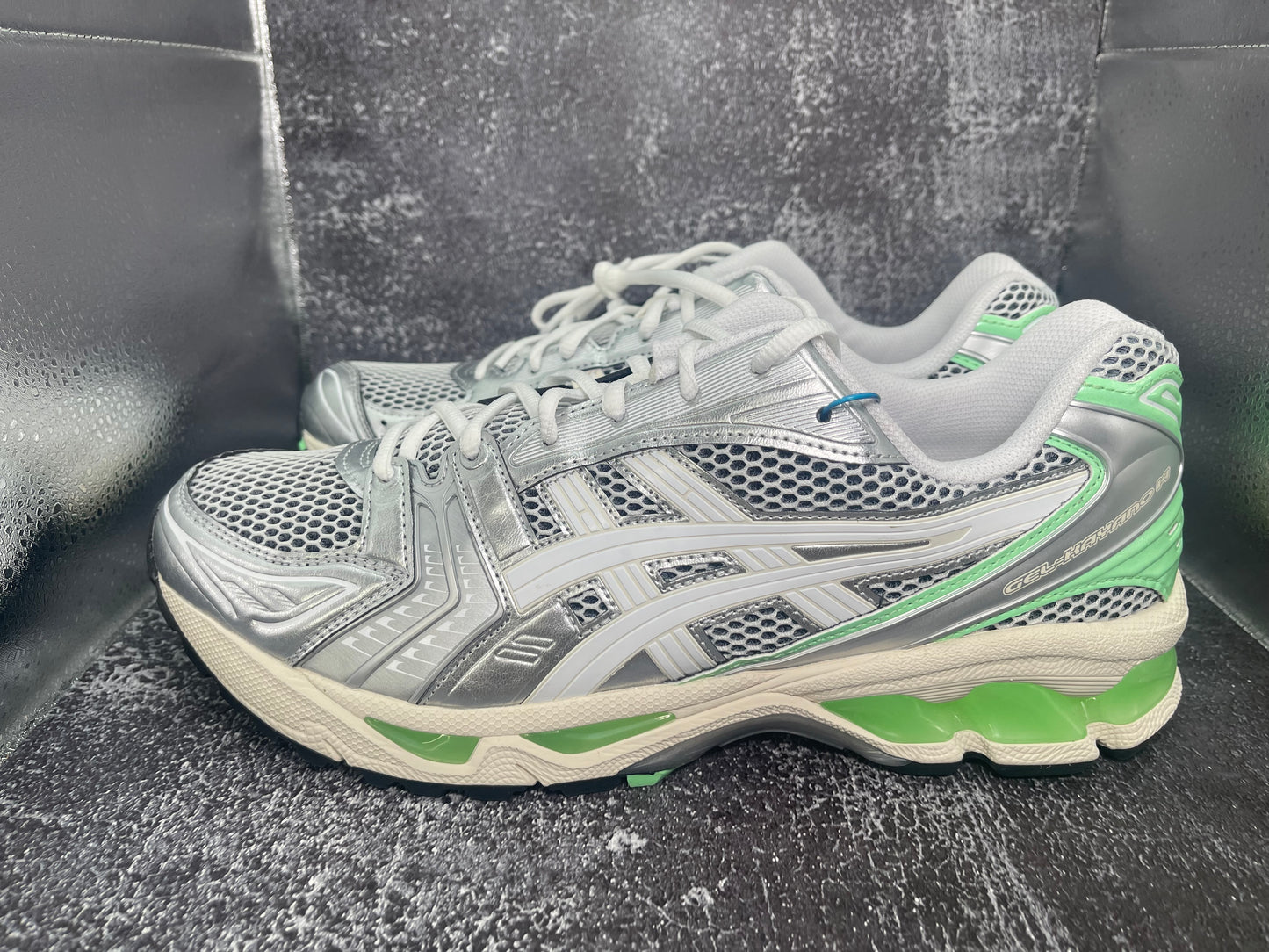 ASICS Gel-Kayano 14 'Silver/Lime' Men's Sneakers