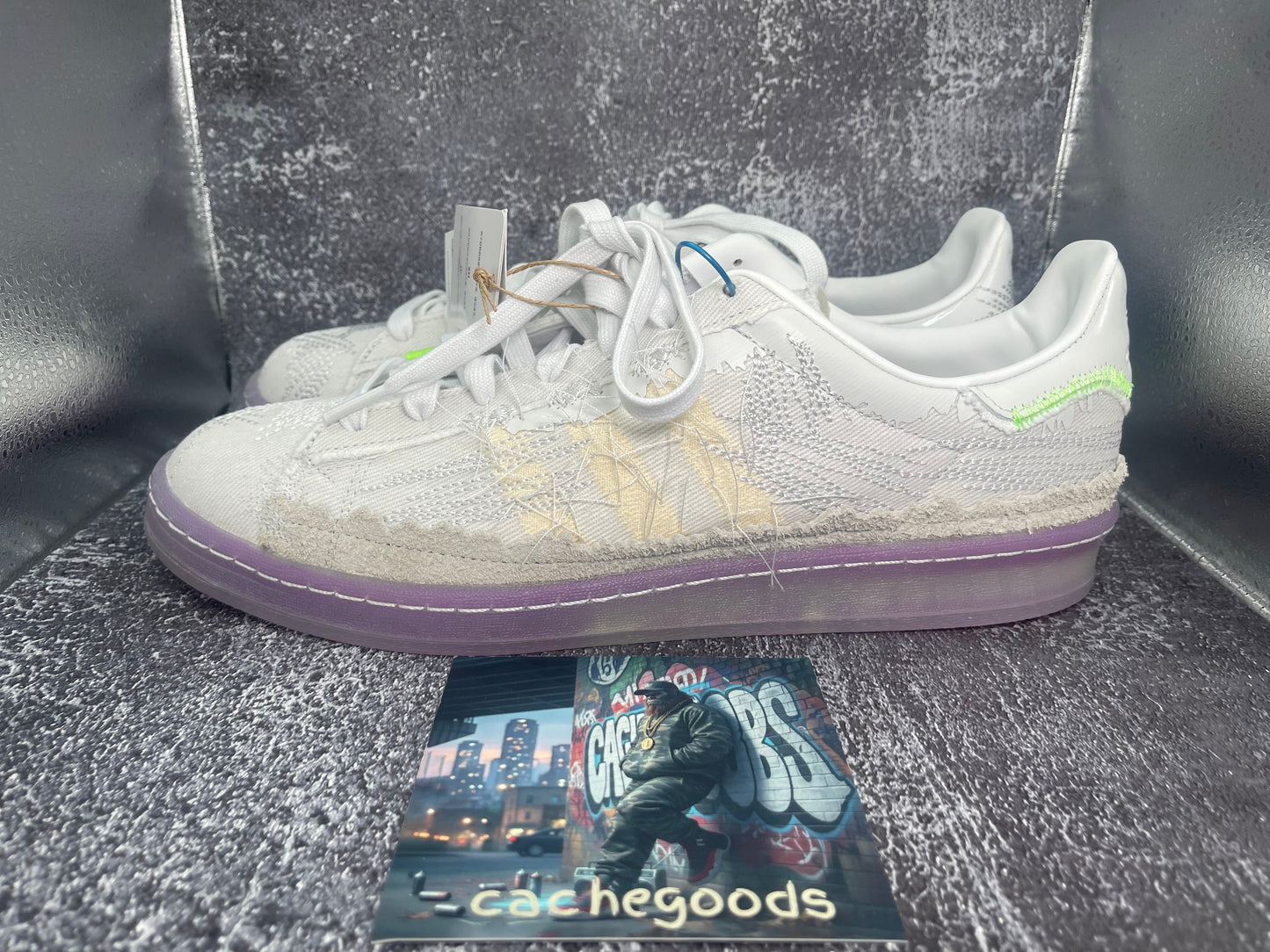 adidas Campus 80s x Youth of Paris 'White' Low Sneakers