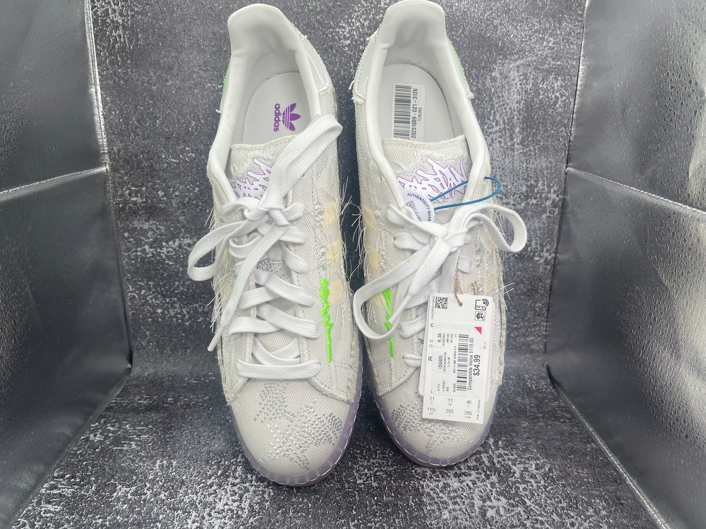 adidas Campus 80s x Youth of Paris 'White' Low Sneakers