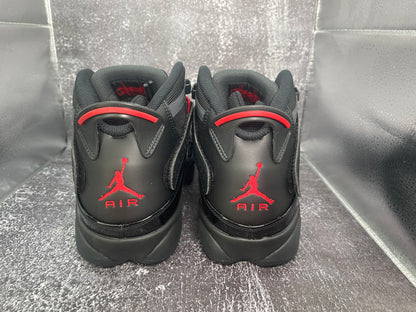 Air Jordan 6 Rings 'Fire Red' Men's Sneakers - Black/Red