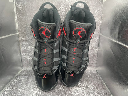 Air Jordan 6 Rings 'Fire Red' Men's Sneakers - Black/Red