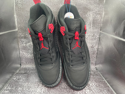 Air Jordan Spizike Low 'Bred' Men's Sneakers - Black/Fire Red