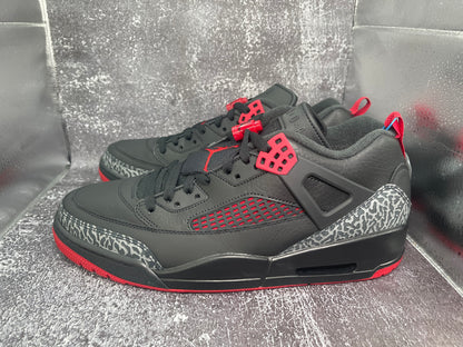 Air Jordan Spizike Low 'Bred' Men's Sneakers - Black/Fire Red