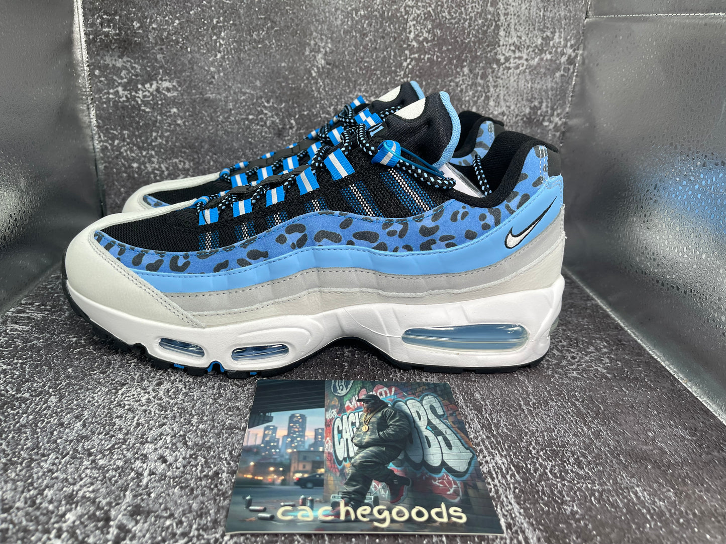 Nike Air Max 95 'Spelman Yardrunners' Men's Sneakers - Blue Leopard