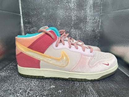 Social Status x Nike Dunk Mid 'Strawberry Milk' Sneakers