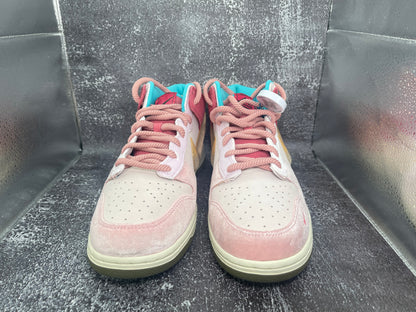 Social Status x Nike Dunk Mid 'Strawberry Milk' Sneakers