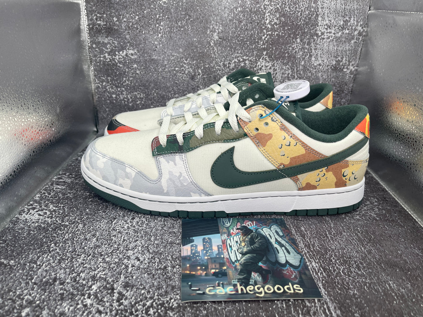 Nike Dunk Low SE 'Sail Multi Camo' Men's Sneaker