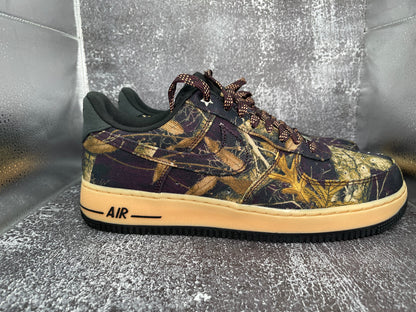 Nike Air Force 1 '07 RealTree 'Black/Gum Yellow' Men's Sneaker