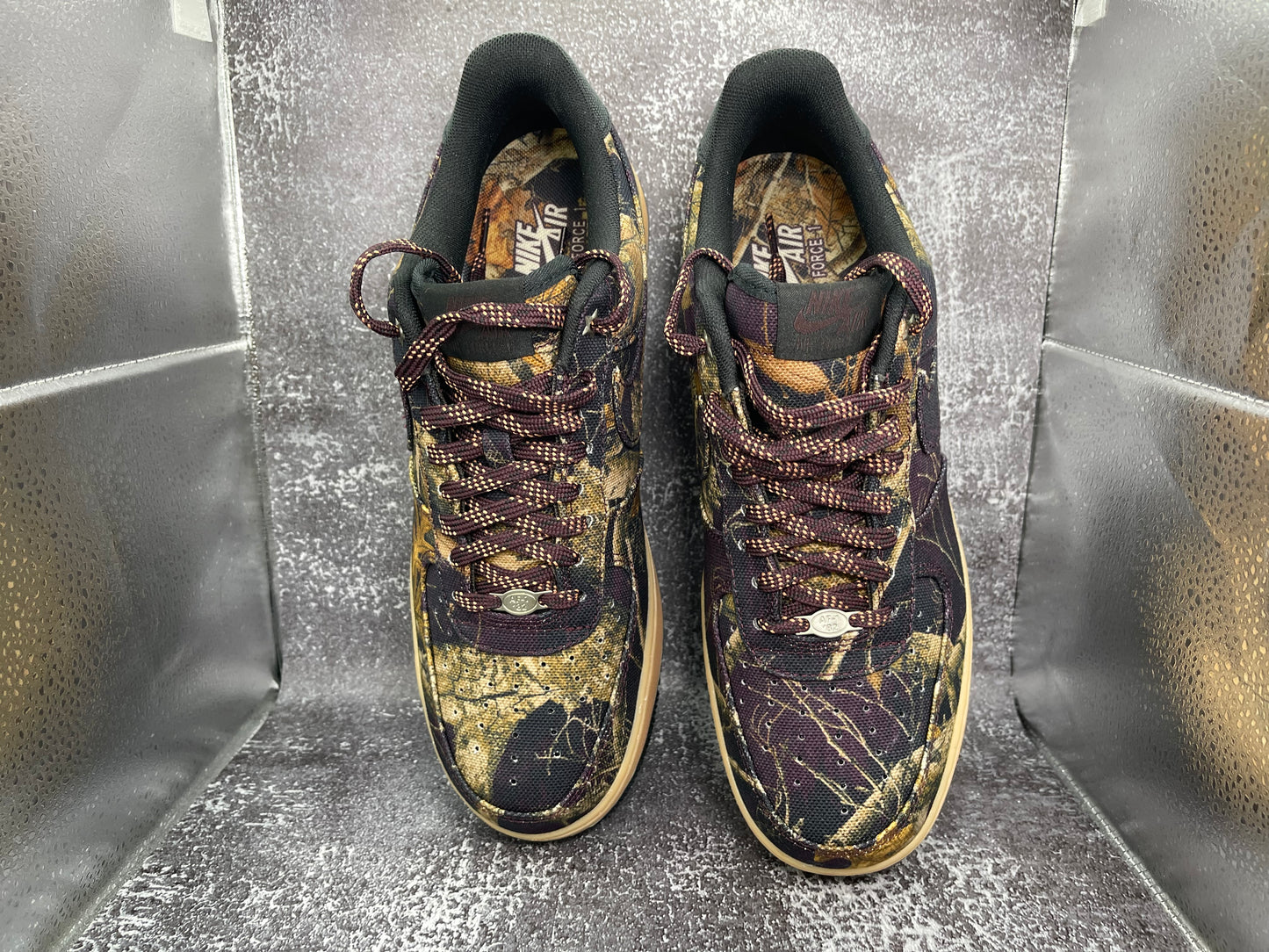 Nike Air Force 1 '07 RealTree 'Black/Gum Yellow' Men's Sneaker