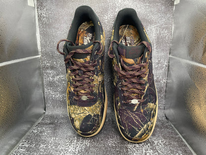 Nike Air Force 1 '07 RealTree 'Black/Gum Yellow' Men's Sneaker