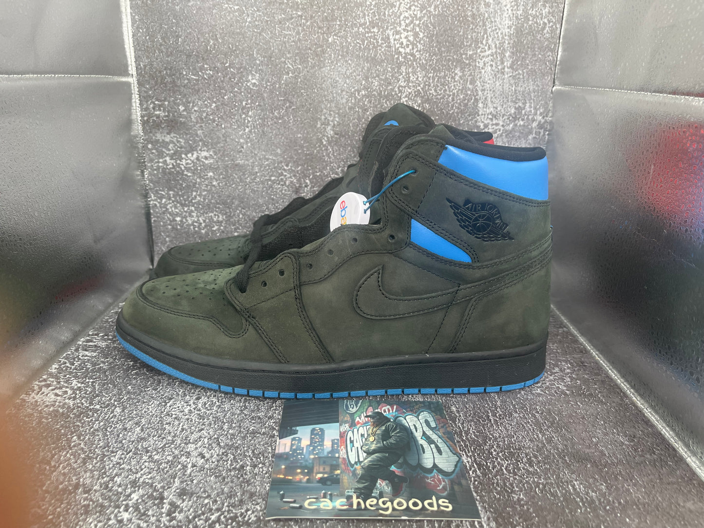 Nike Air Jordan 1 Retro High Quai 54 - Blue/Red/Black