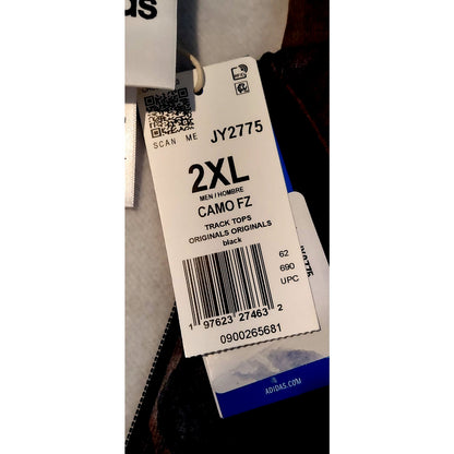 Adidas Camo Hooded Full-Zip 2XL