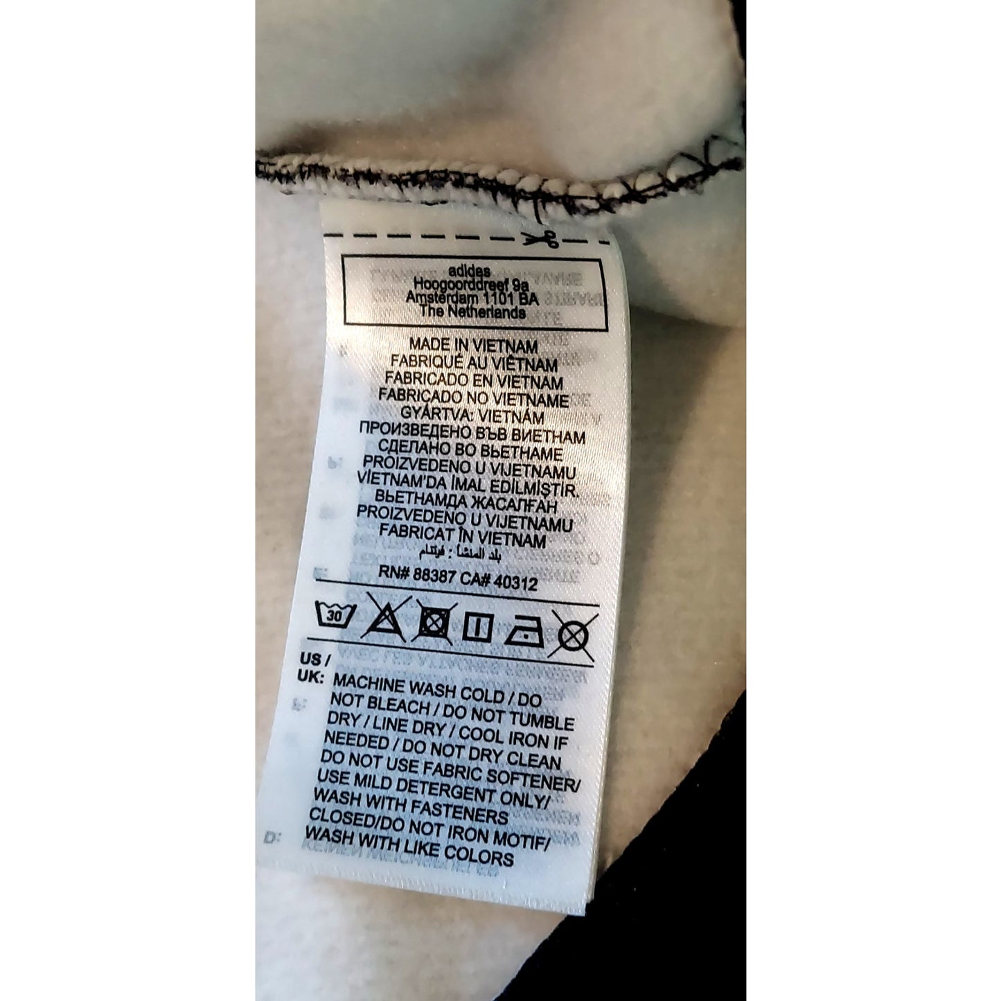 Adidas Camo Hooded Full-Zip 2XL