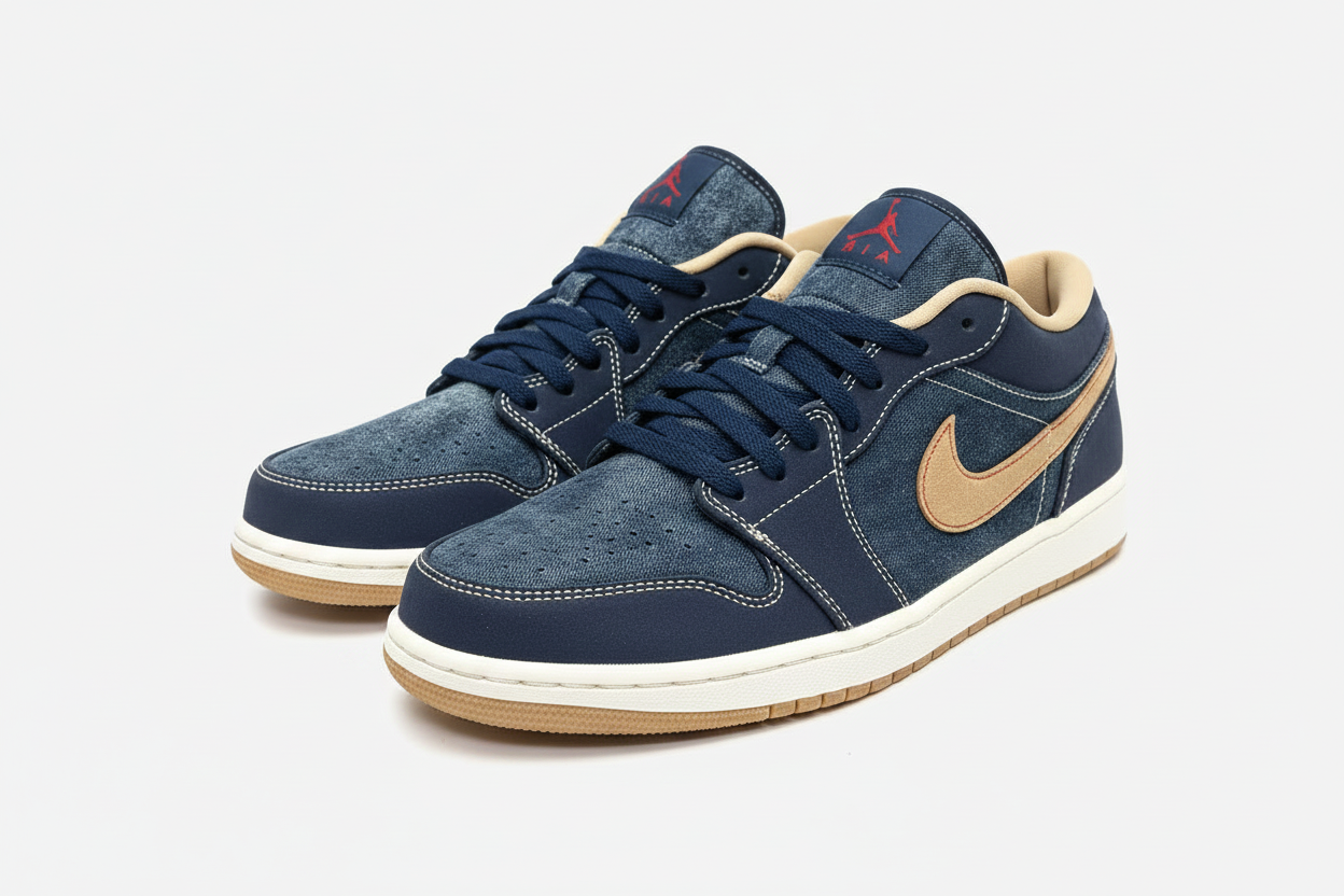 Air Jordan 1 Low SE Denim Blue HD