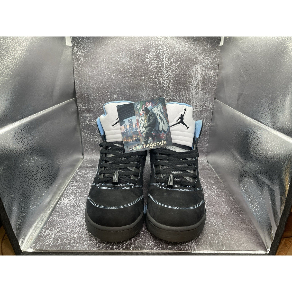 Air Jordan 5 Retro 'Black University Blue' 2026 DD0587-008 Men size 14
